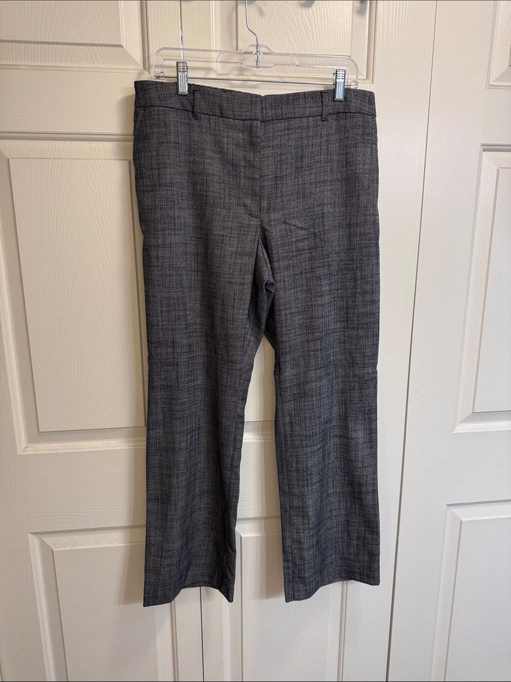 White House Black Market Navy and Whit  Pants Size 14